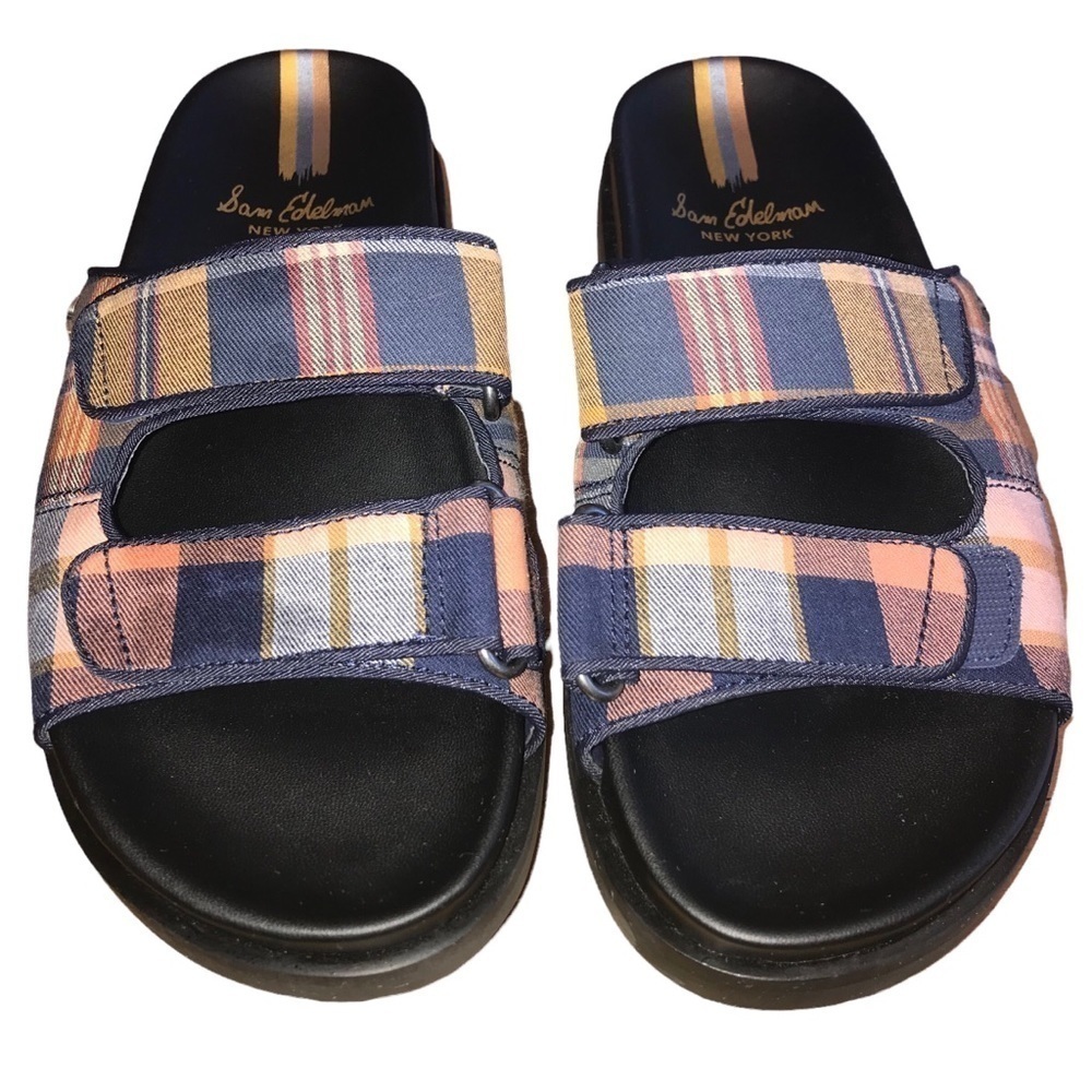 Sam Edelman Slip On Eliana Chunky Platform Sandal Slides Size 7.5